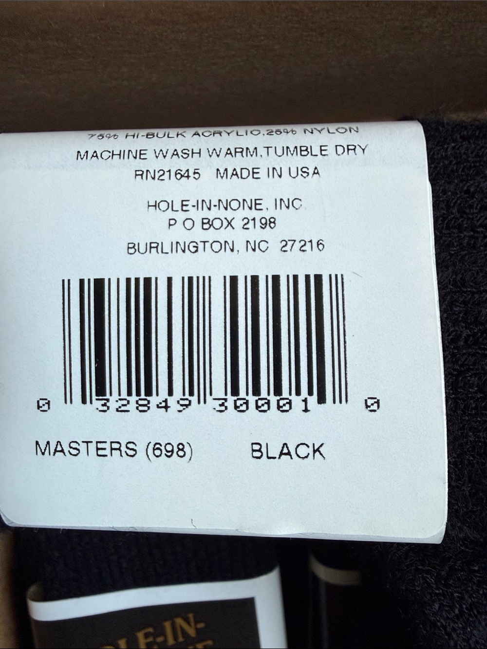 Masters Black Ribbed Dress Socks - Picture 2 of 3